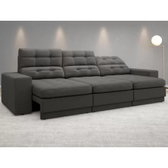 Imagem da oferta Sofá 4 Lugares Assento Retrátil e Reclinável 2,30m Net Jobim - NETSOFAS