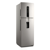 Imagem da oferta Geladeira Electrolux Frost Free Inverter 409L Água na Porta com AutoSense Duplex Inox Look (IW46S)
