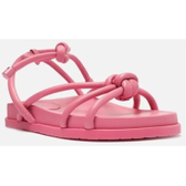 Imagem da oferta Sandália Rasteira Papete Rosa Arezzo Tiras Pillow