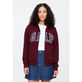 Imagem da oferta Blusa de Moletom Aberta GAP Reta Logo Bordô