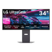 Imagem da oferta Monitor Gamer LG UltraGear Curvo 34" QuadHD 2K UltraWide 1800R 160Hz 1ms (MBR) AMD FreeSync Premium HDR10 MaxxAudi