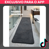 Imagem da oferta Tapete Passadeira 60x200cm Soft Geometric: Elegância e Conforto