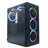 Imagem da oferta Gabinete Gamer Ninja Kido Mid Tower Vidro Temperado ATX Black Sem Fonte Sem Fan - G-GN-003M