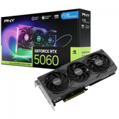 Imagem da oferta Placa de Vídeo Pny Nvidia Geforce Rtx 5060 Epic-x Rgb Oc Triple Fan, 8GB, Gddr7, Dlss, Ray Tracing, Vcg50608tfxxpb1-o-tf