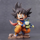 Imagem da oferta Dragon Ball Infância Pequeno Goku Abraços Estátua Modelo PVC - Puer Ya Mu Chá Pequeno Seguidor Figura Coleção Brin