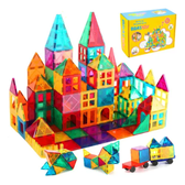 Imagem da oferta Brastoy Blocos Magnéticos 65 Peças Brinquedo Educativo