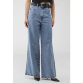 Imagem da oferta Calça Jeans Lança Perfume Wide Leg Pocket Azul
