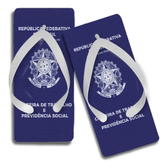 Imagem da oferta Chinelo Quadrado Personalizado Carteira De Trabalho