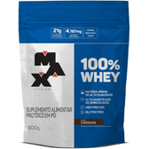 Imagem da oferta Max Titanium 100% Whey - 900G Refil Chocolate -