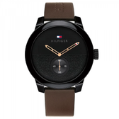 Imagem da oferta Relógio Tommy Hilfiger Masculino Couro Marrom 1791801