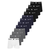 Imagem da oferta Kit 10 Cuecas Boxer Polo Wear Masculina Microfibra Sort