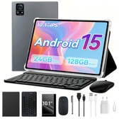 Imagem da oferta Tablet S7P Android 15 10,1 Polegadas 12+12GB RAM 128GB ROM Expansível até 1TB Bateria 8000mAh Tela 1920x1200 Câ