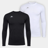 Imagem da oferta Kit Camiseta Kappa Térmica Embrace C2 Masculina