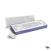 Imagem da oferta Kit Teclado e Mouse Sem Fio Viper Pro Office VO204 Conexao Wireless Slim Branco Clean