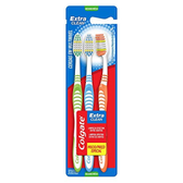 Imagem da oferta Escova Dental Colgate Extra Clean, Multicor, 3 Unidades