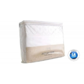 Imagem da oferta Jogo Cama Bordado Queen Belle Maison Branco Poliéster Lyor