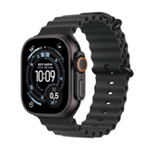 Imagem da oferta Apple Watch Ultra 3 GPS + Cellular Caixa em titânio preto de 49 mm com Bracelete Ocean preta