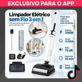 Imagem da oferta Simajoy GT36pro Limpadora de Piso Sem Fio 3 em 1 Aspirador e Vassoura Elétrica