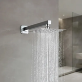 Imagem da oferta Chuveiro de Parede Quadrado 20cm Aço Inox Cromado Jato Chuva Ângulo Ajustável