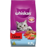 Imagem da oferta WHISKAS Ração Carne Gatos Adultos Castrados 2,7 kg