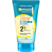 Imagem da oferta Garnier Gel de Limpeza Facial Uniform & Matte Antiacne Elimina bactérias Reduz Acne e Controla a Oleosidade 150g