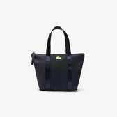 Imagem da oferta Bolsa Feminina Lacoste Izzie Pequena em Nylon - Azul