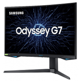 Imagem da oferta Monitor QLED Curvo 27" Samsung Odyssey G7 WQHD 240hz 1ms G-sync Freesync - LC27G75TQSLXZD