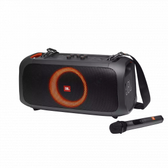 Imagem da oferta Caixa de Som JBL Partybox On-The-Go com Bluetooth, Luzes e Microfone sem Fio 100W