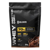 Imagem da oferta Whey Core 70% De Proteina Concentrada - Chocolate 900g - Soldiers Nutrition