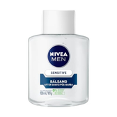 Imagem da oferta Nivea Men Bálsamo Pós-barba Sensitive 100ml, Hidrata E Acalma, Alívio Imediato Da Irritação, Extrato De Camomila, Pele Sensível