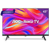 Imagem da oferta Smart TV 43" Full HD DLED AOC Série 5045 VA Wi-Fi Google Assistente - 43S5045/78G