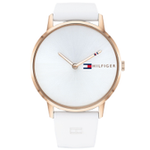 Imagem da oferta Relógio Tommy Hilfiger Feminino Borracha Branca - 1782002