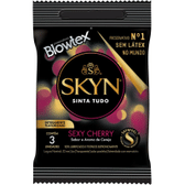 Imagem da oferta 3 Pacotes Preservativo Sexy Cherry SKYN Multicor - Total 9 Unidades