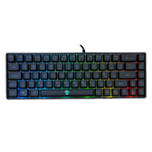 Imagem da oferta Teclado Gamer Ninja Black Noir RGB Switch Membrana ABNT2 Black TC-GN-BKNR