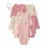 Imagem da oferta Kit Body Bebê 6 Peças Poá Multicor Carter's