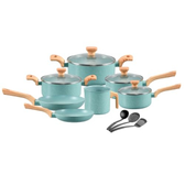 Imagem da oferta Mimo Style Conjunto de 10 Panelas, Pratic Cook Green, Compatível com Fogão por Indução