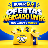 Imagem da oferta Super 9.9 Mercado Livre: Cupons Relâmpago, Desconto no PIX e Envio Full!