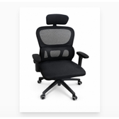Imagem da oferta Cadeira De Escritório Ergonômica Presidente Giratória Com Apoio De Cabeça E Lombar Ajustável Confortável
