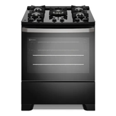 Imagem da oferta Fogão 5 Bocas Electrolux Preto Efficient Mesa de Vidro PerfectCook e Grades de Ferro (FE5GB) Bivolt