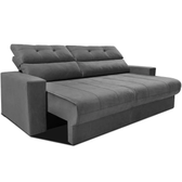 Imagem da oferta Sofá Retrátil e Reclinável 1,70m Clean Cama inBox Velusoft