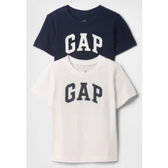 Imagem da oferta Kit 2 Peças Camiseta Infantil Manga Curta GAP Logo