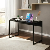 Imagem da oferta Escrivaninha Gamer Industrial 90 cm Preto para Escritório e Apartamento