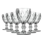 Imagem da oferta Jogo de tacas bela flor 6 unidades vidro diamond 330ml