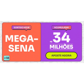 Imagem da oferta Bolões Mega Sena com 20% de Desconto com Cupom! Sorteio HOJE