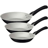 Imagem da oferta Jogo de Frigideiras Tramontina Caribe em Alumínio com Revestimento Interno e Externo Antiaderente Starflon Max - 03 Peças