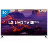 Imagem da oferta Smart TV LED 50” UHD 4K LG 50UK6520PSA 4 HDMI 2 USB Wi-Fi Bluetooth