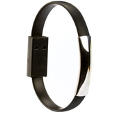 Imagem da oferta Pulseira Carregador USB Celular Android Preto