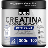 Imagem da oferta Creatina Monohidratada em Pó - 300g Puro Nutrition 100 Doses - Pura e Sem Sabor