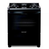 Imagem da oferta Fogão de Piso Brastemp 5 Bocas Turbo Chama Mesa Vidro Preto - BFS5VCEUNA