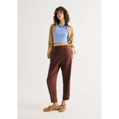 Imagem da oferta Calça Feminina Em Alfaiataria Com Linho